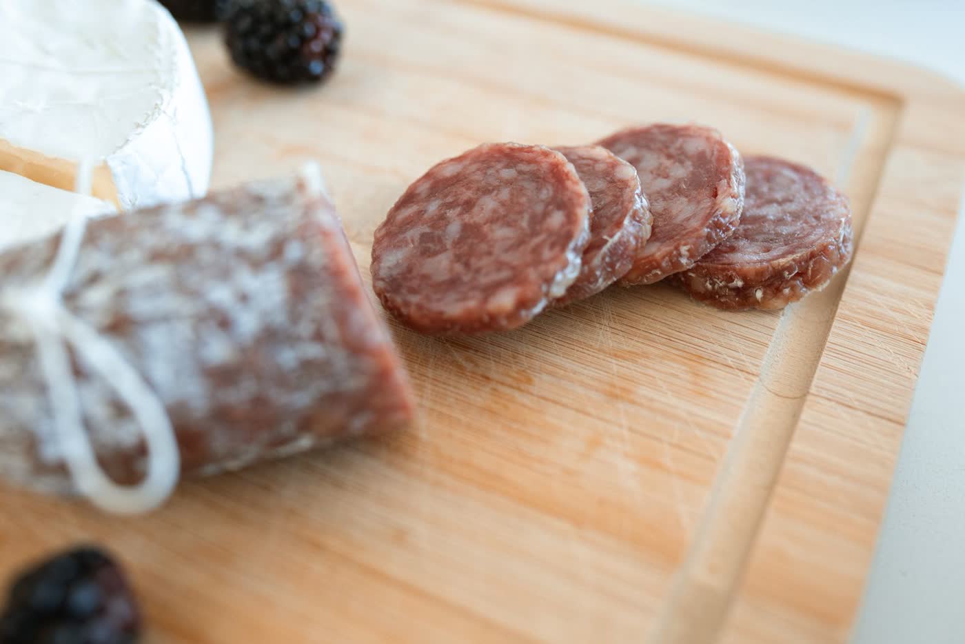 Charcuterie maison à la planche