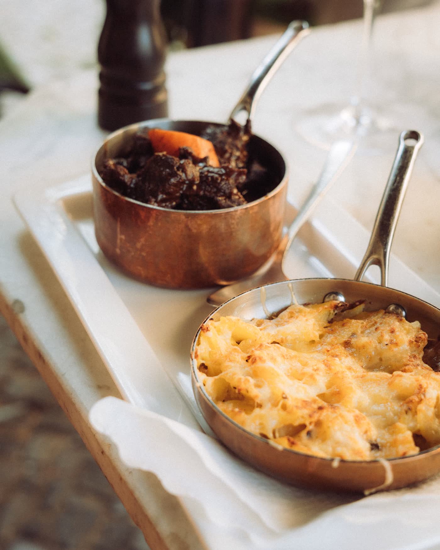 Mijoté maison en cocotte de cuivre